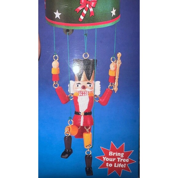 Kurt Adler Santa’s Action World Merry Marionettes Nutcracker Moves Dances New - Picture 2 of 6